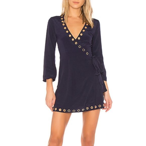 Lovers + Friends Dresses Nwt Lovers Friends Grommet Wrap Dress Poshmark